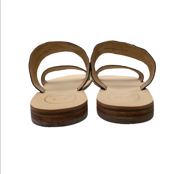 Jack Rogers Adair Black/White Sandals Size 8.5 - Picture 5 of 13